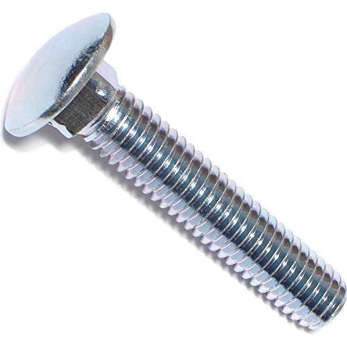 Hard-to-Find Fastener 014973453800 Carriage Bolts, 3/8-16 x 2, Piece-6 - size: 3/8-16 x 2"