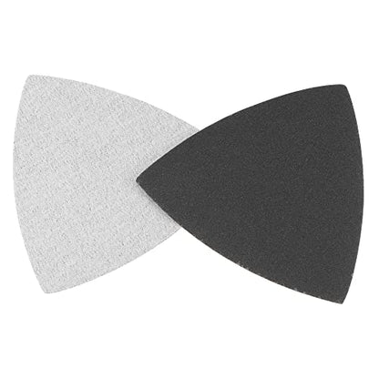 uxcell Triangular Sandpaper Hook and Loop Triangle Sanding Pad Fit 3-1/2" Oscillating Multi-Tool Silicon Carbide for Wet/Dry Use 240 Grit 8pcs - size: 240 Grit