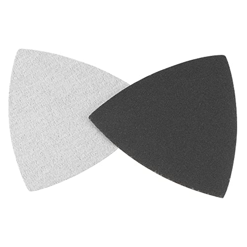 uxcell Triangular Sandpaper Hook and Loop Fit 3-1/2" 320 Grit 8pcs - size: 320 Grit