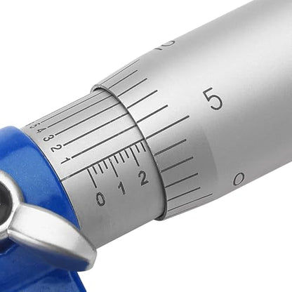 Premium Outside Micrometer Set 0-4" / 0.0001", Blue - color: Blue