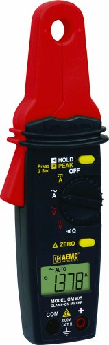 AEMC - 7000.02 CM605 Clamp-On Meter, 10 Kilohms Resistance, 600V RMS AC/DC Voltage, 100A AC/DC Current