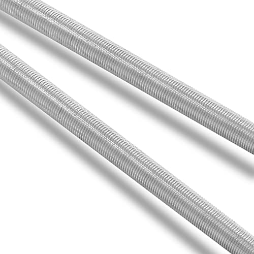 Murtenze M6 x 250mm Fully Threaded Rod, 2Pcs - size: M6 x 250mm