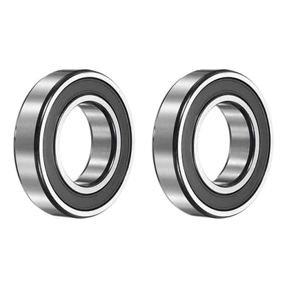 uxcell 2Pcs 6006-2RS Deep Groove Ball Bearings, 30x55x13 mm High Speed Double Rubber Seal Bearings Pre-Lubricated and Stable for Industrial Machinery Repairs 3D Project - size: 6006-2RS(30x55x13 mm)