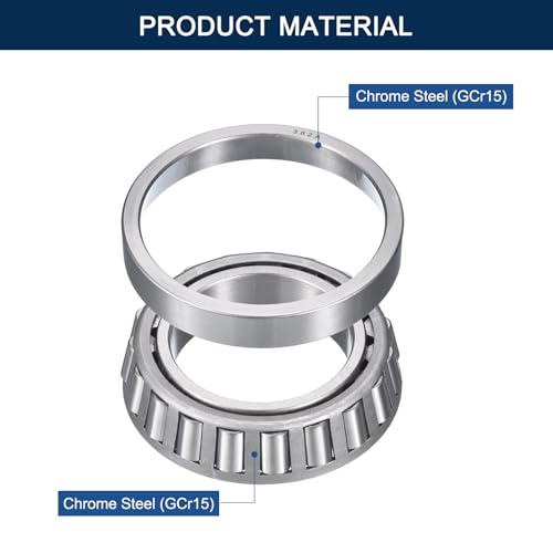 2 Pack 387A/382A Tapered Roller Bearing Cone and Cup Set - size: 387A/382A