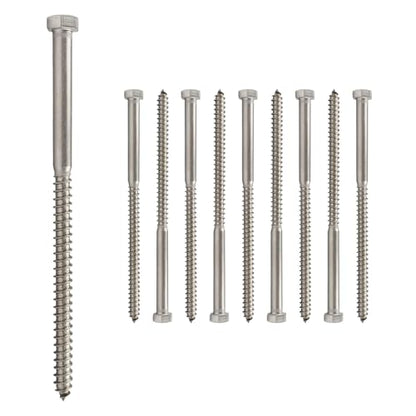 Conquest Lag Bolts 3/8" x 7" - size: 3/8"-7 x 7"