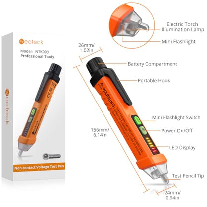 Neoteck Non Contact Voltage Detector 12-1000V AC Voltage Tester