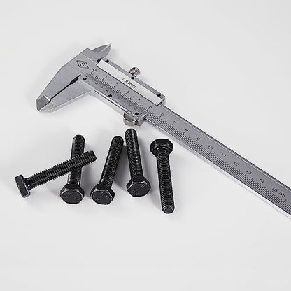 M8 x 30mm 15Pcs Hex Head Screws Bolts, M8 x 1.25 Bolt, 8.8 Grade Alloy Steel, Hexagon Head Screws, Black Oxide Finish, Metric Full Machine Thread - size: M8 x 30 mm(15PCS)