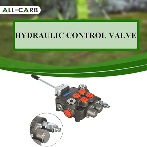 ALL-CARB 2 Spool Hydraulic Directional Control Valve 21GPM 3625PSI SAE Ports for Tractor Loader