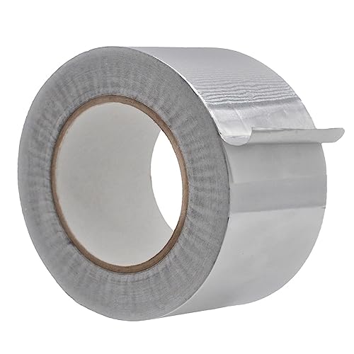 WOD Aluminum Foil Tape - 3 inch x 50 yd. Heat Shield Reflective Sealant Tape - Ideal for HVAC, Duct, Pipe, and Metal Insulation and Repair Home or Business Uses AFTR36 - size: 3 inch (72mm)
