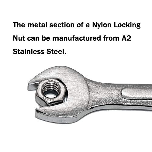 Fullerkreg 1/2"-13 Nylon Insert Lock Nut, 18-8 Stainless Steel - size: 1/2-13 (10 Pack)