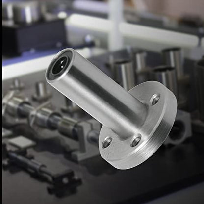 LMF10LUU Linear Ball Bearing Round Flange, ID 10mm, OD 19mm Linear Motion Ball Bearings Sae52100 Carbon Steel, 4 Rows of Steel Balls, Great for CNC, 3D Printer, Linear Rail Guide 2 PCS - size: LMF10LUU