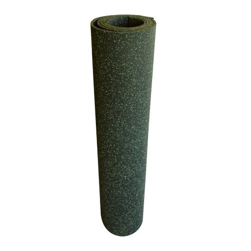 Rubber-Cal Elephant Bark Flooring 3/8-inch T x 4-feet - color: Green Dot, size: 54"L x 48"W x 0.4"Th