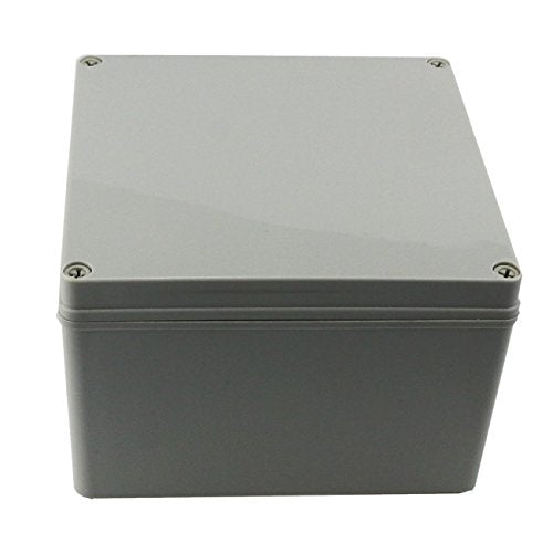 Ogrmar Plastic Dustproof IP65 Junction Box DIY Case Enclosure 8x8x5.2 - size: 8" x 8" x 5.2"