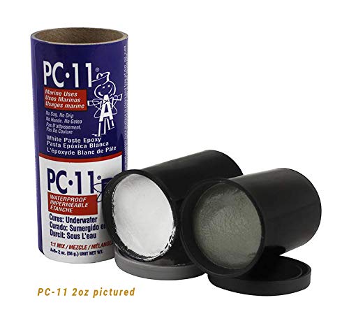 PC-Products PC-11 Epoxy Adhesive Paste, Two-Part Marine Grade, 1/2lb in Two Cans, Off White 80115 - size: 1/2 lb