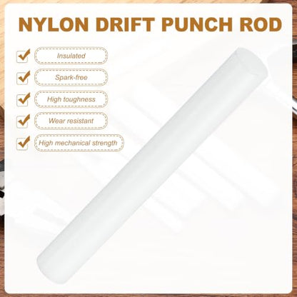 HARFINGTON 3pcs Nylon Drift Punch Rod 15/32" Dia Front Sight Drift Punch - size: 15/32"