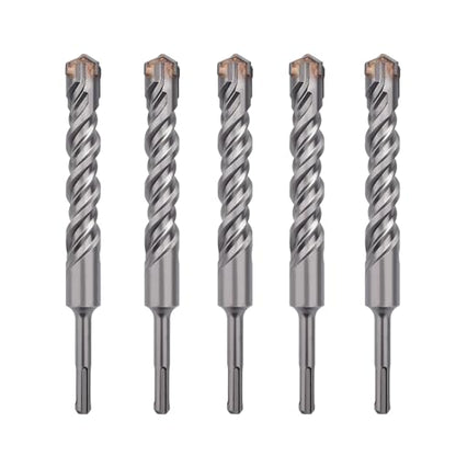 5 Pack 9/16" x 6.3" SDS Plus Rotary Hammer Bit, Concrete Drill Bits - size: 9/16 inch - 5 PACK