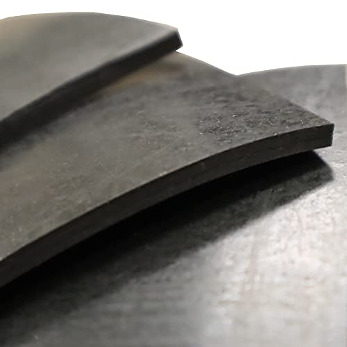 EPDM Rubber Sheet, Black, 60A, 0.750" x 36" x 36" - size: 36 x 36 x 0.75 in.