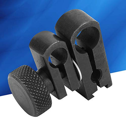 Dial Indicator Clamp Chuck, Steady Tungsten Clamps Chuck, Adjustable Swivel Dovetail Clamps, Strong Indicator Rotatable Clamp for Dial Test Indicator, 8MM 6MM 4MM, Black