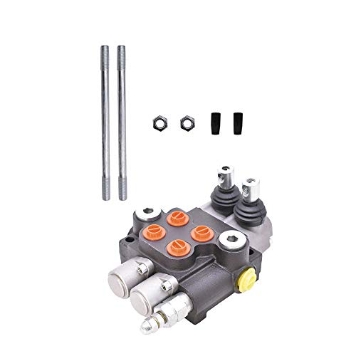 findmall 2 Spool Hydraulic Directional Control Valve 13GPM 3600PSI - size: 13 GPM, style: 2 Spool
