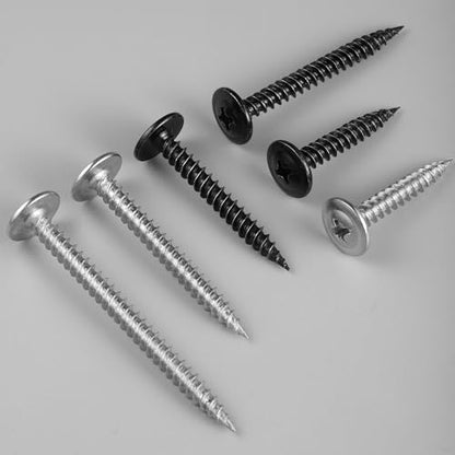 #8 x 1-1/4 Inch Wood Screws Phillips Modified Truss Head Stainelss Steel 410 Self Tapping Metal Screws,Black Zinc Plated(2Ib,305Pcs) - color: Black 2lb Box, size: 8 x 1-1/4"