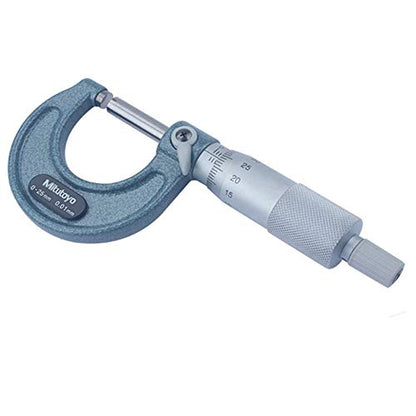 Mitutoyo 103-137, 0-25mm X 0.01mm Outside Micrometer, Ratchet