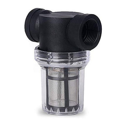 Denpetec 1Pcs Garden Pond 1 inch Inline Mesh Strainer Water Pump Filter Irrigation High Flow Pipeline Filter Garden Interface Strainer(Size:80 mesh) - size: 80 mesh