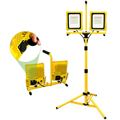 25000LM LED Work Light with USB & Socket (Individual Switch) - color: 25000LM