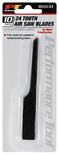 Performance Tool M555-24 Saw Blades 24 Teeth Per Inch Bi-Metal Construction 10Pcs (Pack of 2) - size: 24 TPI - 10 Count (Pack of 2)