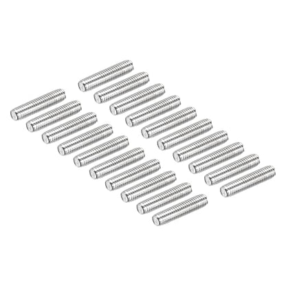 DMiotech 20 Pack M5 x 20mm Fully Threaded Rod 304 Stainless Steel Right Hand Threads Rod Bar Studs Clamps and U-Bolts - size: M5 x 20mm