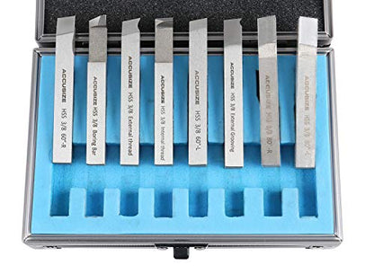 Accusize Industrial Tools HSS Tool Bit Pre-Ground, 3/8 in, 2662-2003 - size: 3/8 in