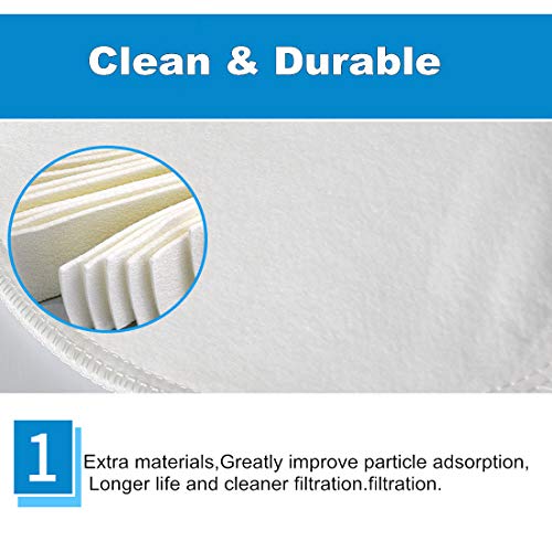 Felt Liquid Filter Socks Bag 150 Micron 7 Inch Ring by 16 Inch Long Industrial Filter Bags - 1Pack (150 Micron 7 x 16 Inch) - size: 150 Micron 7 x 16 Inch
