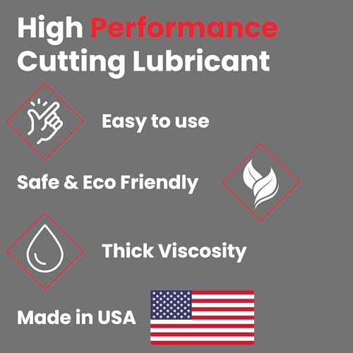 Drilling and Tapping Gel | Drill Cutting Oil for Drilling Metal | Tapping Fluid | Drill Cutting Fluid | Metal Cutting Fluid | Made in USA