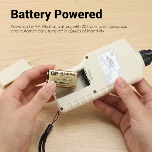 Handheld Digital Vibration Meter Tester, High-Precision Piezoelectric Vibrometer Analyzer for Acceleration, Velocity & Displacement Measurement, Dual Frequency Mode (10Hz–15kHz)