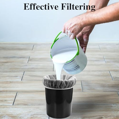 10 Pcs Paint Strainer Bags 5 Gallon Fine Mesh with Elastic Top for Paint