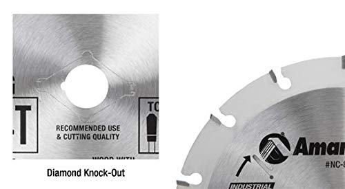 Amana Tool NC-820 Carbide Tipped Nail Cutting & Demolition 7-1/4 Inch D x 14T 5/8 Bore, Circular Saw Blade