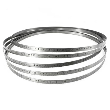 44-7/8 inch Portable Bandsaw Blades 14 TPI, 44-7/8" x 1/2" x .020" Replacement for Milwaukee 48-39-0511, DeWalt DW3982 Portable Band Saw, 5 Pack - size: 44-7/8" x 1/2" x .020", 14 TPI, 5-Pack