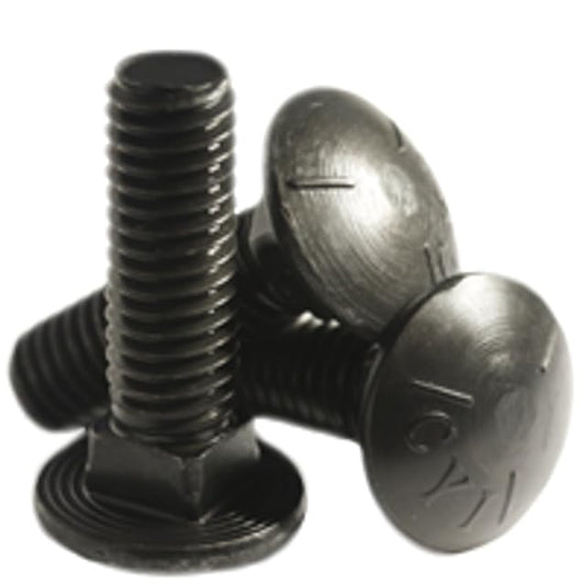 3/4-10 X 4 1/2 Carriage Bolts Grade 5 Coarse Plain - Pack of 2 - size: 3/4-10x4 1/2