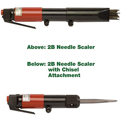 CS Unitec - Trelawny 19-Needle and Chisel Scaler Pro Kit - 3000 BPM, Inline Grip, Air Power 5.5 CFM, Made with All-Steel Construction, 199.3120 Pro Kit - Made in England - style: (G) 2B Needle Scaler Pro kit w/ Vacuum Shroud