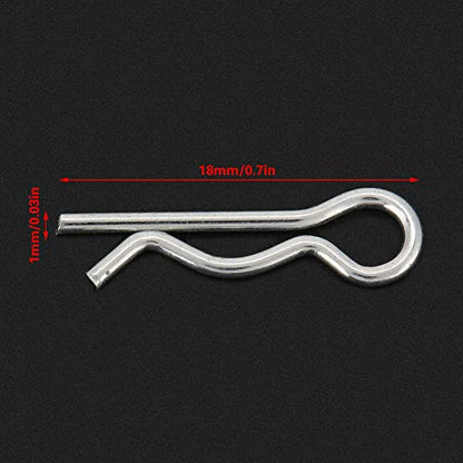 Cotter Pin Assortment, Durable Hitch Pin Clip, One Small Hitch for Industrial Hydraulic Support