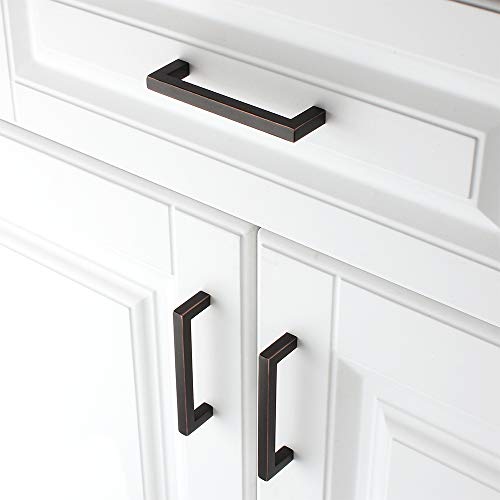 KOOFIZO 30 Pack 3-3/4 in Oil Rubbed Bronze Cabinet Pulls Drawer Handle 1816 - color: Oil Rubbed Bronze, size: 3-3/4" CC - 30Pcs, style: Modern