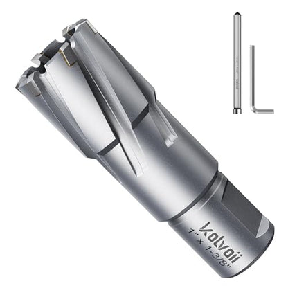 Kolvoii TCT Annular Cutter 1" Diameter x 1‑3/8" Depth, Mag Drill Bit - size: 1" x 1-3/8"
