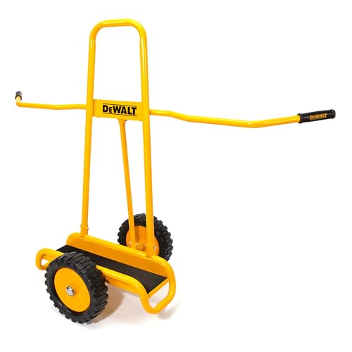 Dewalt Panel Truck Dolly Cart, 1,100-pound Weight Capacity, for Drywall, Plywood, Lumber, Sheetrock, and Doors, 7.25-inch Width Capacity, 12-inch No-Flat Wheels (DXWT-PS202) - size: Handled Dolly