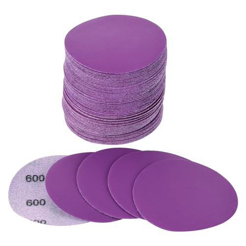 3 Inch Sanding Discs, 40 Pack 600 Grit Hook and Loop Sandpaper - style: 600 Grit