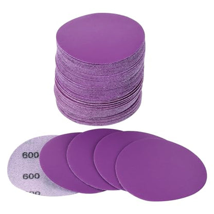 3 Inch Sanding Discs, 40 Pack 600 Grit Hook and Loop Sandpaper - style: 600 Grit