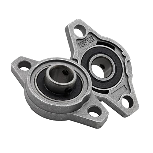 Zorfeter 10mm/0.39Inch Pillow Block Bearing KFL000 4Pcs - size: KFL000