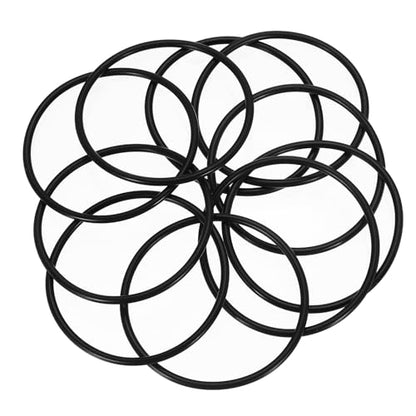 uxcell 10Pcs AS-232 O-Rings, Nitrile Rubber O-Rings 2-3/4" ID, 3" OD, 1/8" Width Round Sealing Gasket for Automotive Machine Plumbing Sealing Repair (70 Durometer, Black) - size: 2-3/4" ID, 3" OD, 1/8" Width