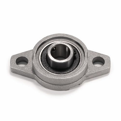 XIKE 4 Pcs KFL001 Mounted Pillow Block Bearings Bore 12mm/0.47inch. - size: KFL001 Bore 12 mm