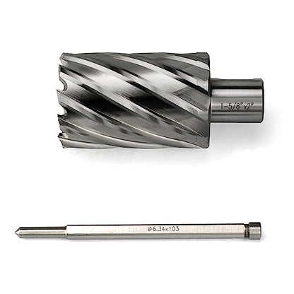 Annular Cutter JESTUOUS 3/4 Inch Weldon Shank 1-5/8 Cut Dia 2 Cut Depth