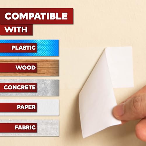 XFasten Double Sided Tape, Removable, 3-Inch by 15-Yards, Single Roll, Residue-Free and Surface Safe Double-Sided Adhesive Tape - size: 3-Inches x 15-Yards