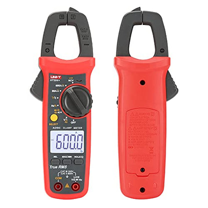 UNI-T UT204+ Digital Clamp Meter Temperature AC DC Current Voltage Resistance Tester multimeter